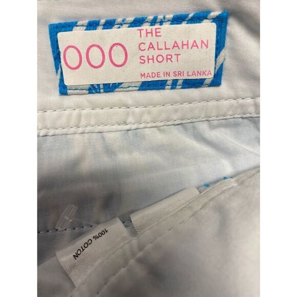 Lilly Pulitzer Blue & White The Callahan Short Size 000 NWOT - Picture 6 of 8